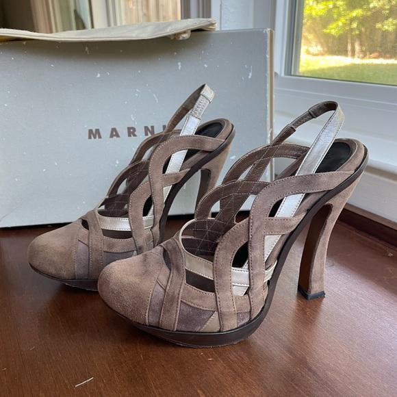 Marni sling back shoes size 6 - Picture 2 of 6